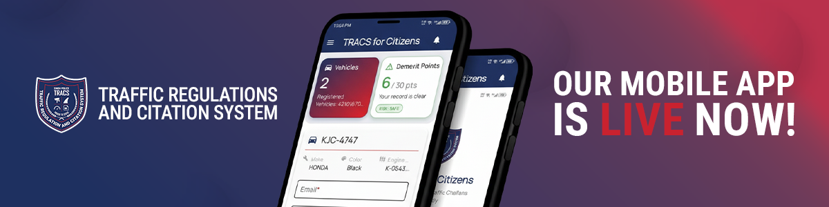 TRACS Application Banner